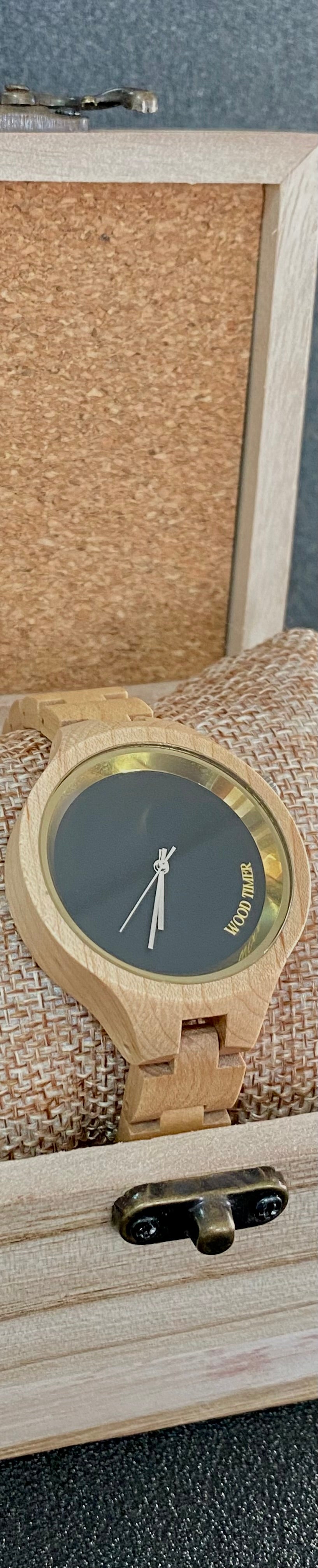 silly wooden watch